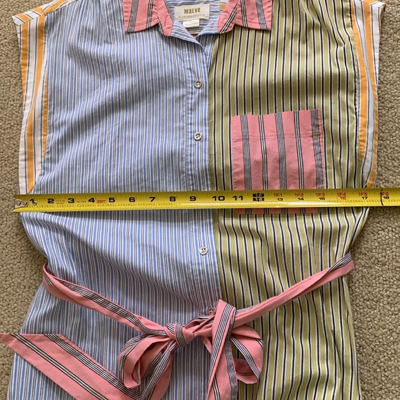 Anthropologie Maeve Shirt Dress— Looks Great Over Jeans too- 2 Side Pockets - Picture 13 of 13